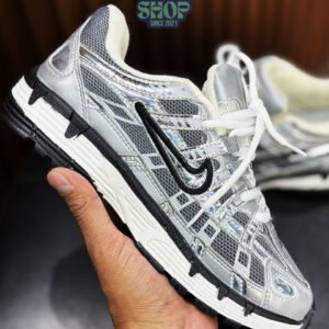 Nike P 6000 Metallic Silver Y2K Retro Runner