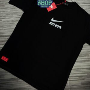 CAMISETA NIKE JUST DO IT ESSENTIAL BLACK  STREETWEAR EDITION