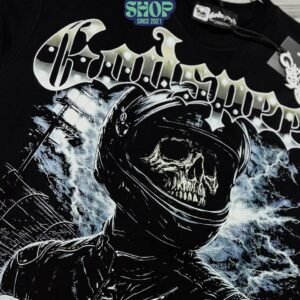 CAMISETA TEE GODSPEED RACING TEAM 97 SKULL SPEEDWAY EDITION BLACK