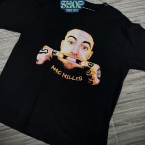 CAMISETA TEE MAC MILLER MOST DOPE VINTAGE BLACK GRAVITY EDITION