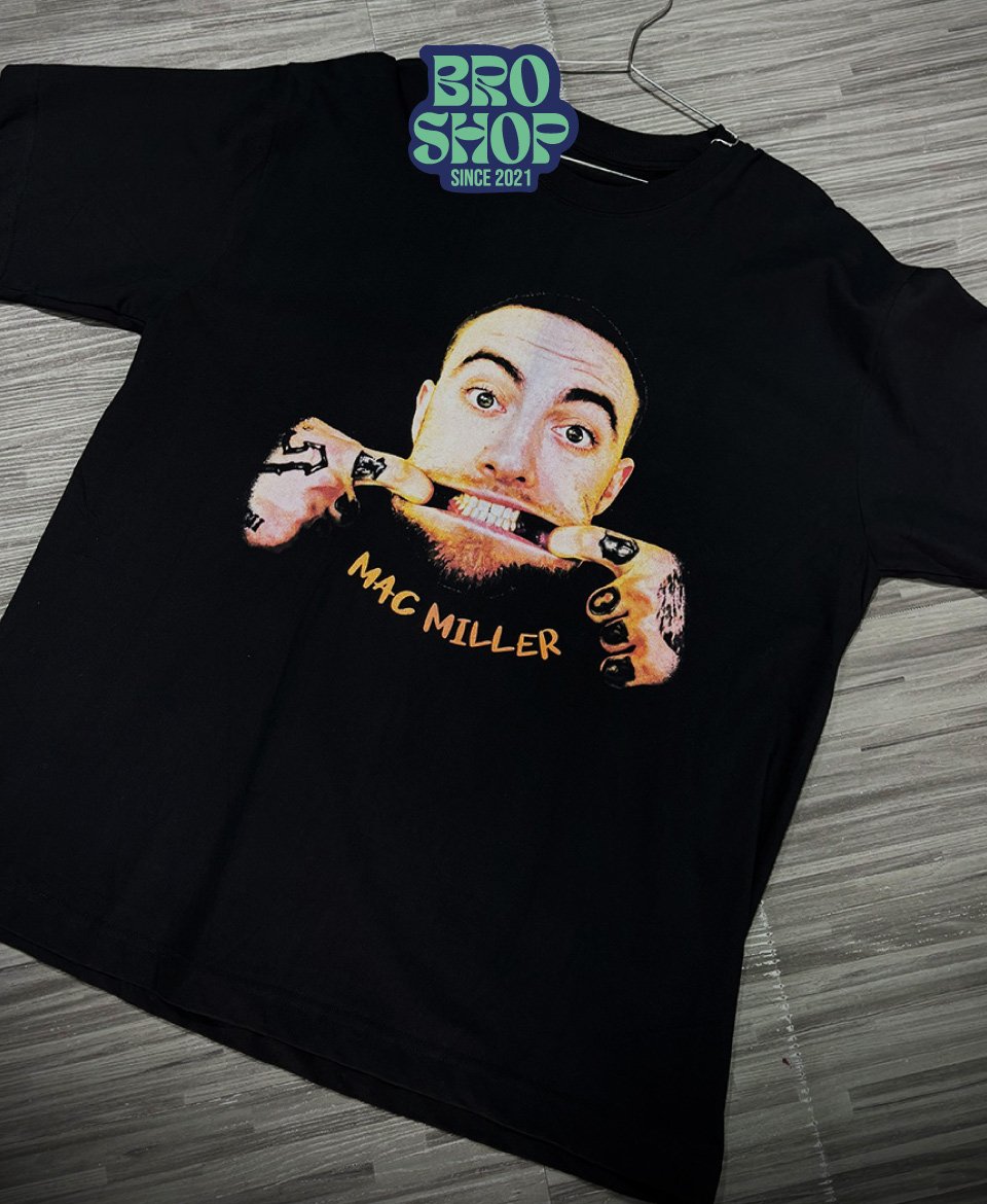 CAMISETA TEE MAC MILLER MOST DOPE VINTAGE BLACK GRAVITY EDITION