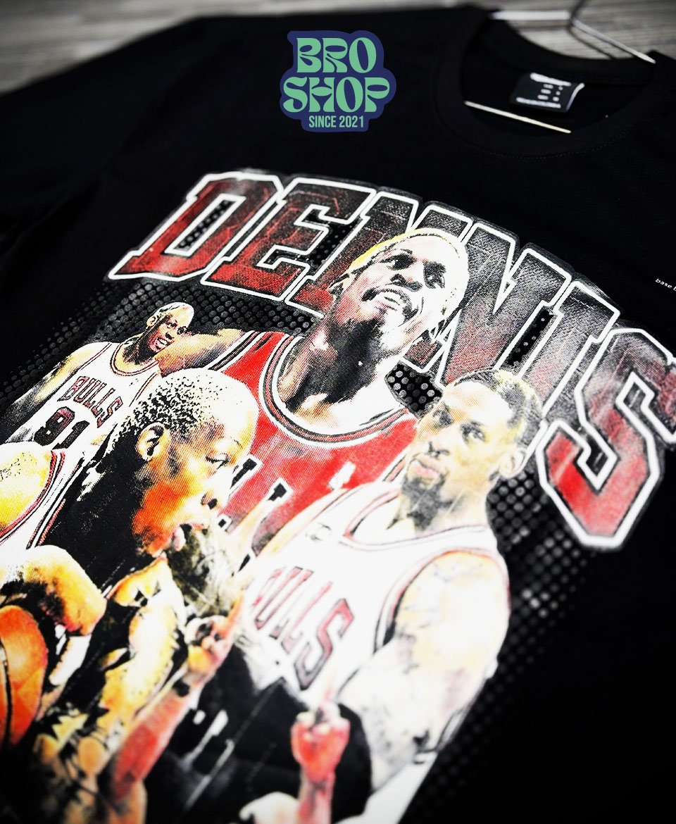 Camiseta The Bad Boy Dennis Rodman 91 Chicago Bulls Heritage - Image 2