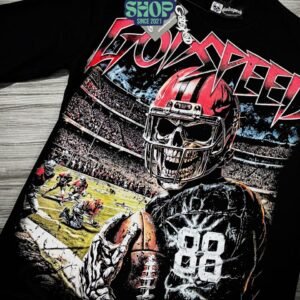CAMISETA TEE GODSPEED BONE COLLECTOR CLEVELAND BROWNS EDITION VINTAGE BLACK