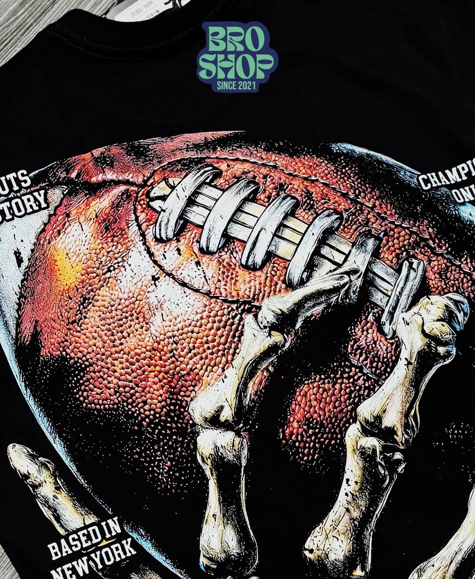 CAMISETA TEE GODSPEED BONE COLLECTOR CLEVELAND BROWNS EDITION VINTAGE BLACK - Image 3
