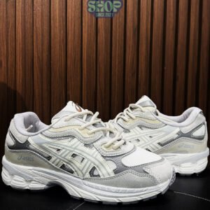Tenis Asics Gelnyc Cream Cement Grey