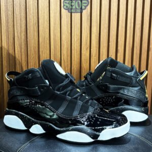 Jordan 6 Rings Black Taxi Black Charol