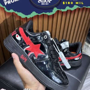 Bape Sta Low Black Shark
