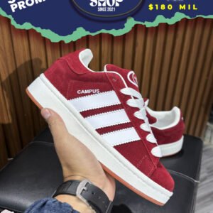 Adidas Campus 00s Burgundy White
