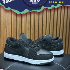 Air Jordan 1 Low Black Mono White