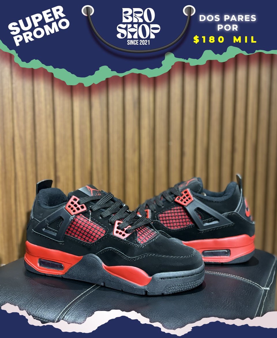 Air Jordan 4 Retro Red Thunder - Image 2