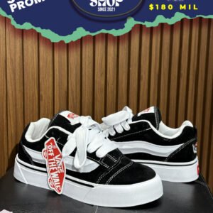 Vans Knu Skool Black White Skate Original