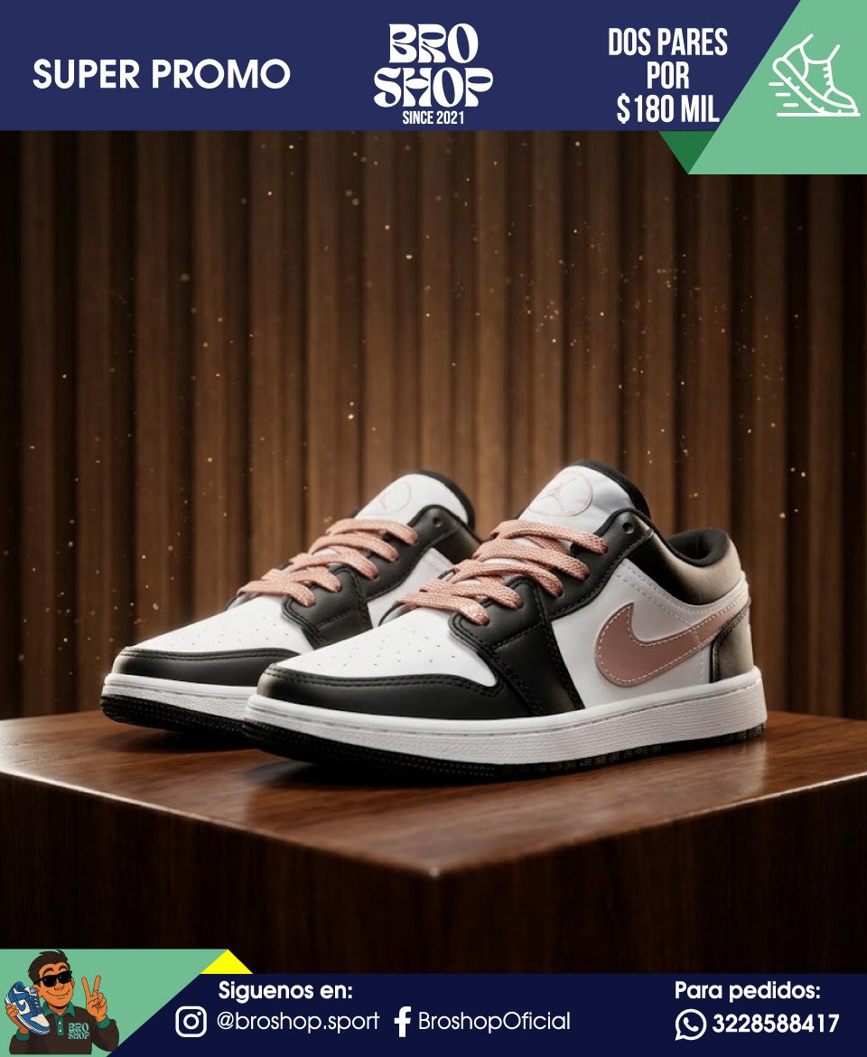Air Jordan 1 Low Pink Dust - Image 2