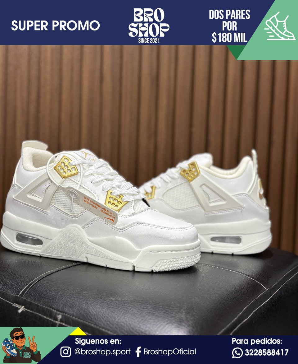 Air Jordan 4 Retro Metallic Gold