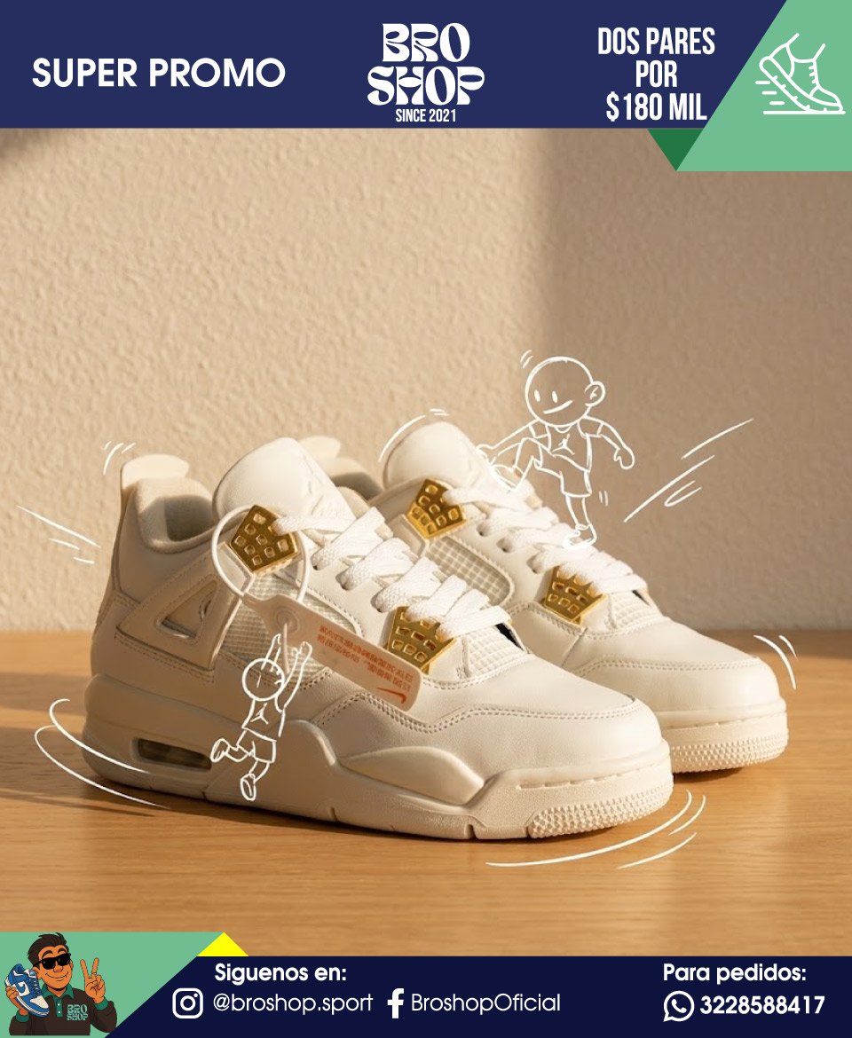 Air Jordan 4 Retro Metallic Gold - Image 3