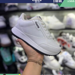 Coach Runner White Monogram