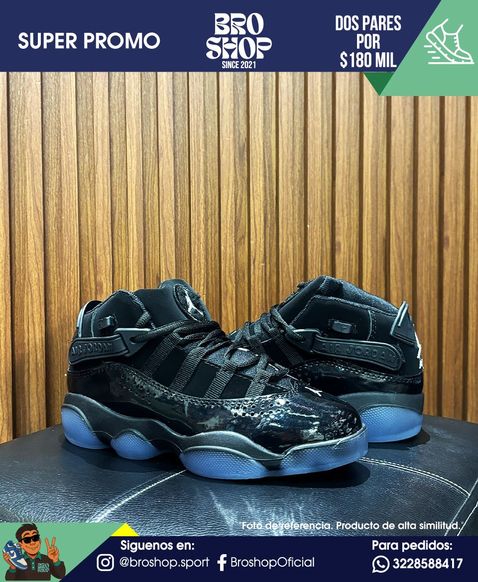 Jordan 6 Rings Triple Black