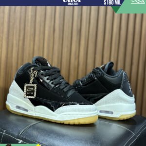 Nike Air Jordan 3 Retro Off-Noir Black Patent & Gum Edition