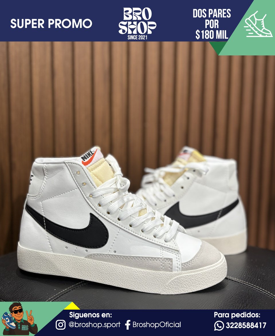 Nike Blazer Mid 77 Vintage White Black