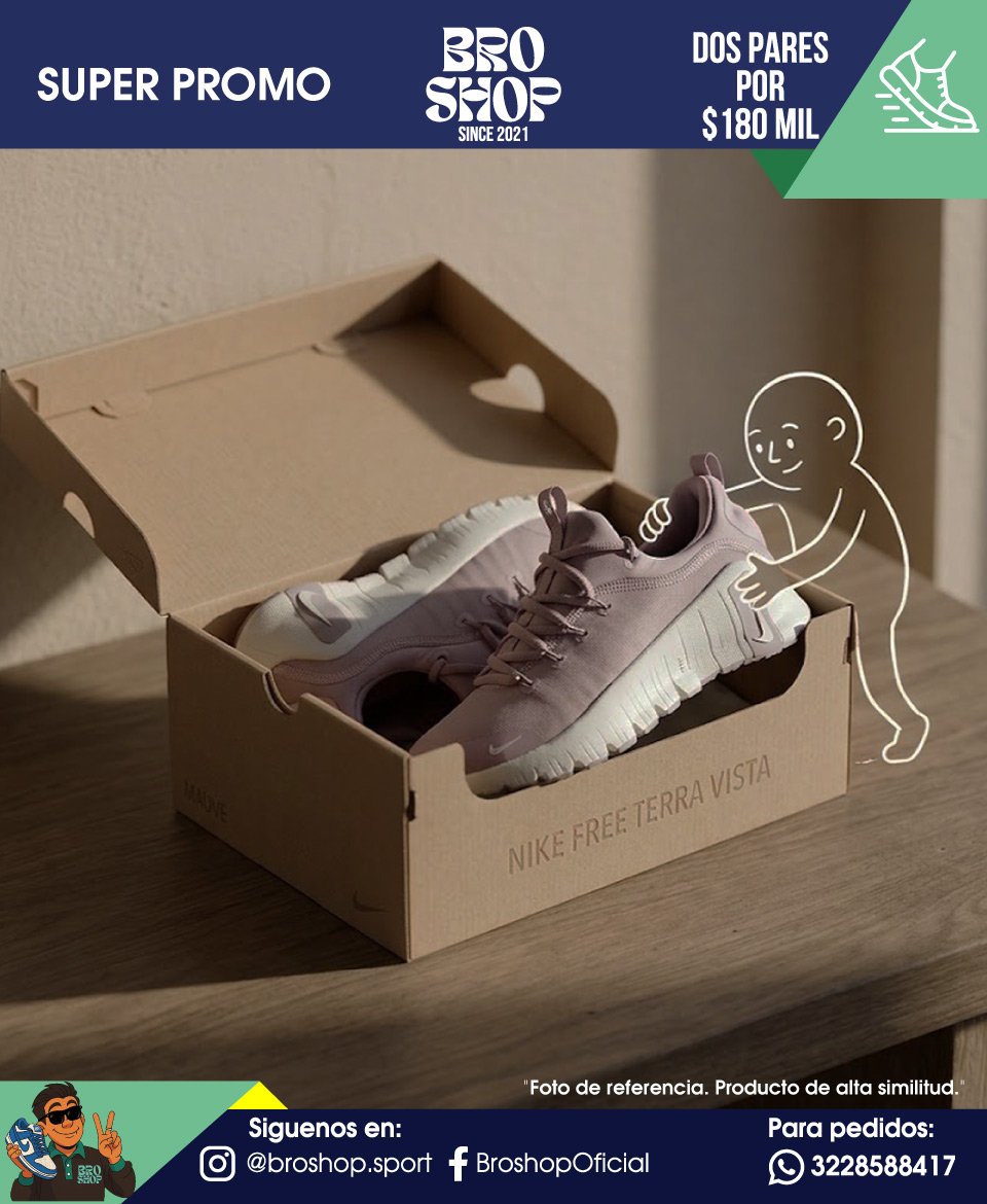 Nike Free Terra Vista Mauve - Image 3