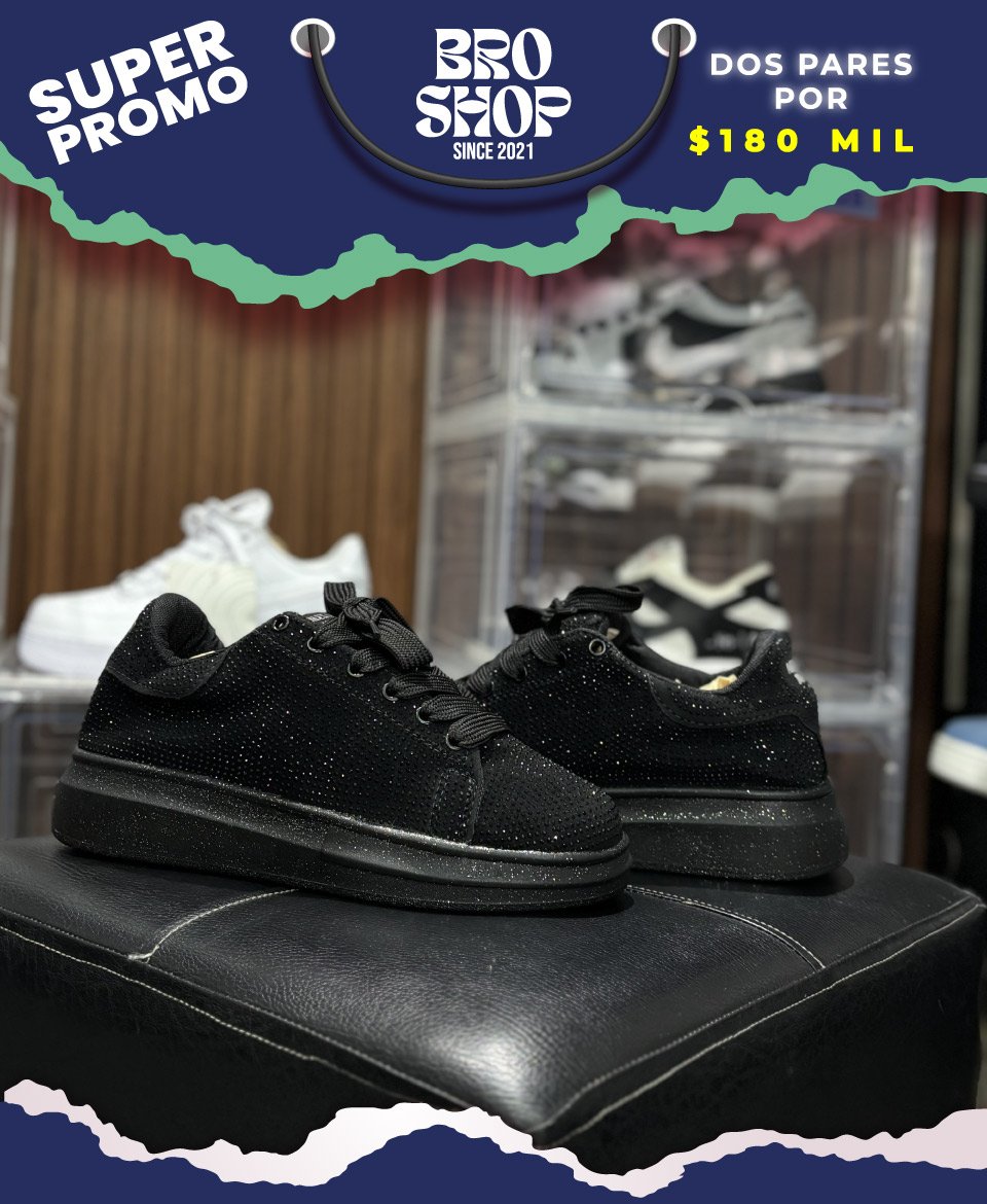 TOTAL BLACK GLITTER – Brillo Callejero
