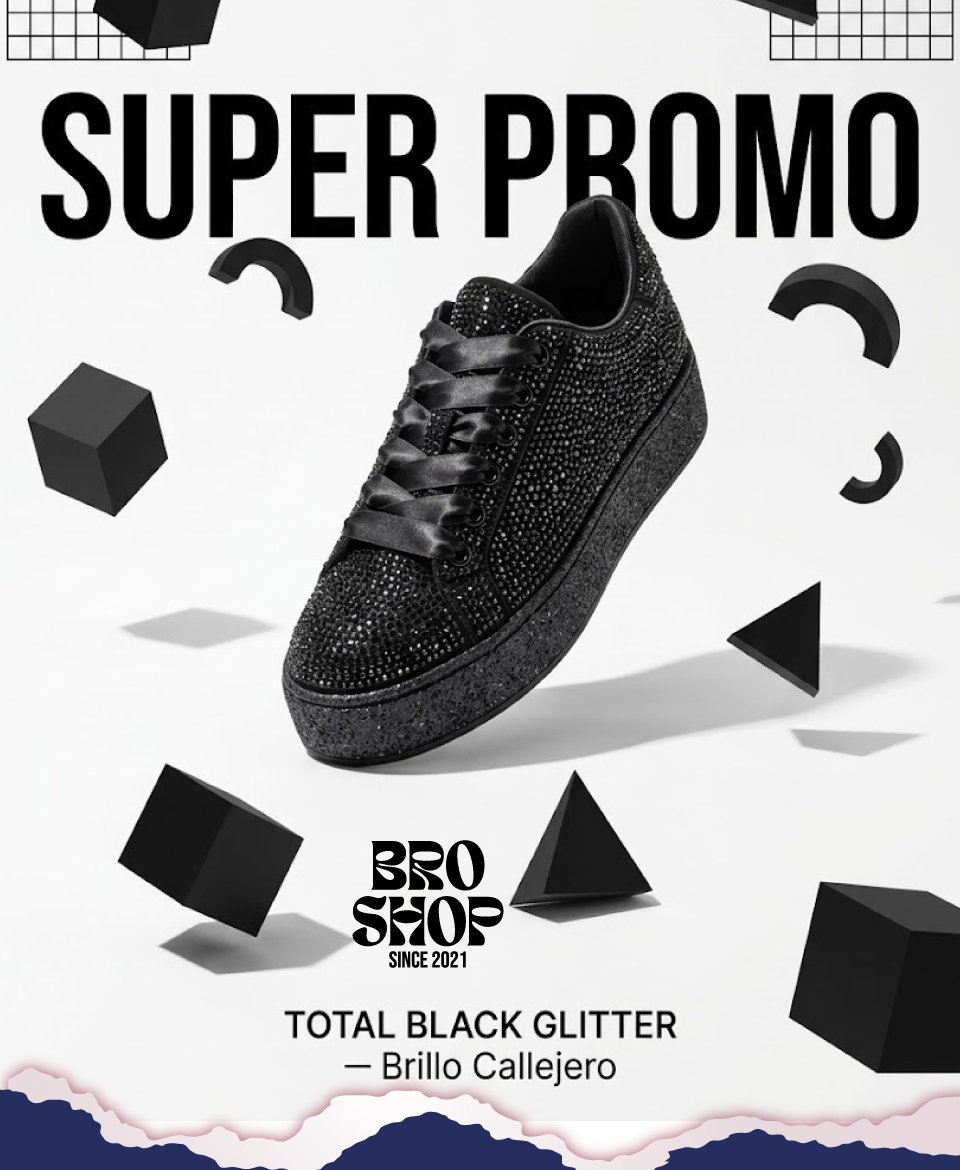 TOTAL BLACK GLITTER – Brillo Callejero - Image 5